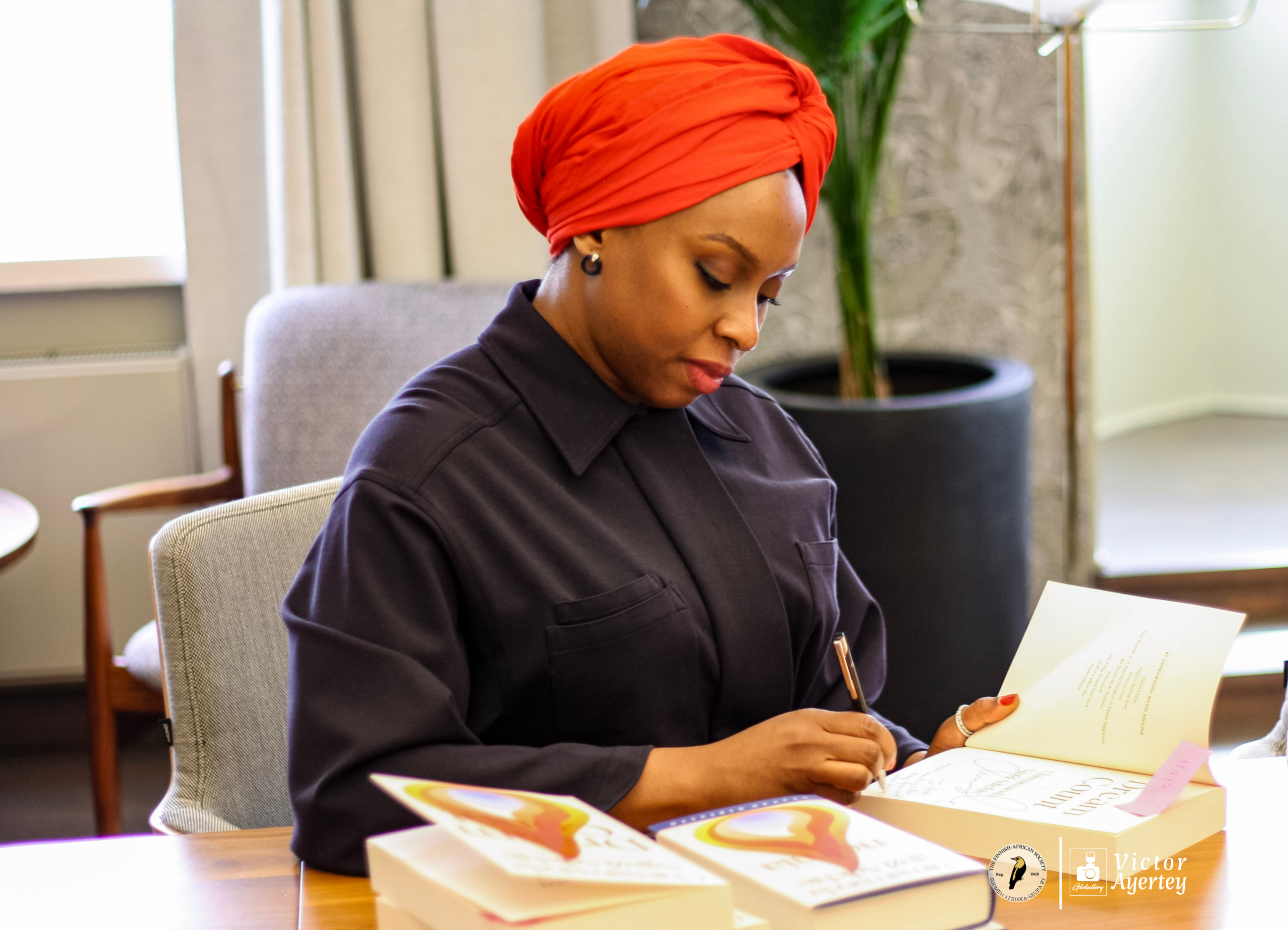 Chimamanda signing Dream Count